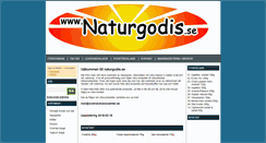Desktop Screenshot of naturgodis.se