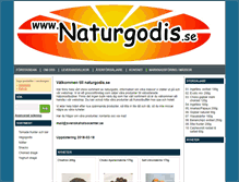 Tablet Screenshot of naturgodis.se